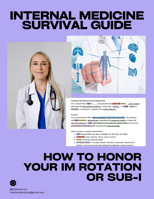 Internal Medicine Survival Guide